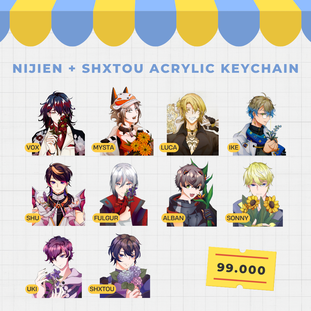 [READY STOCK] EN VTUBER - Luxiem, Noctyx, Shxtou Acrylic Standee