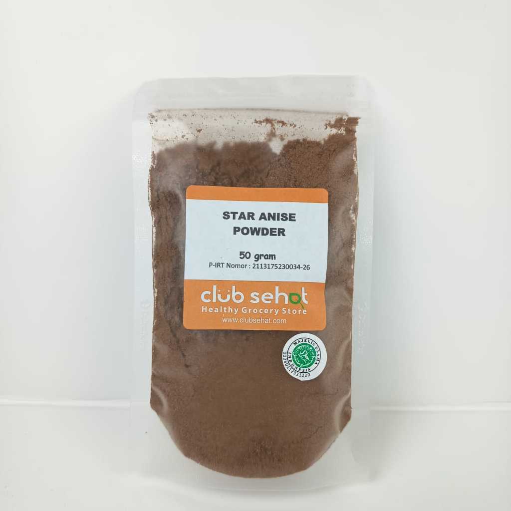 

Club Sehat Star Anise Powder 50Gr Bunga Lawang bubuk