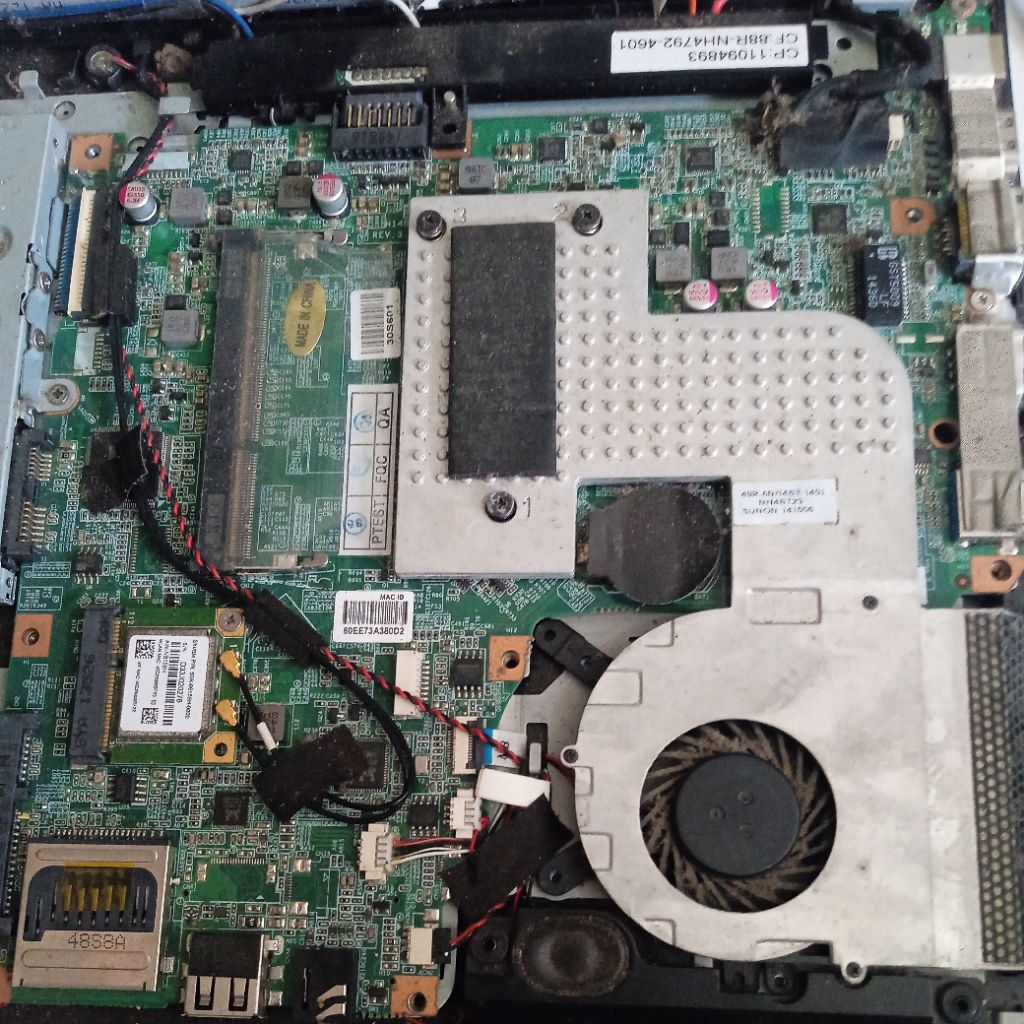 motherboard Acer z1401 scend