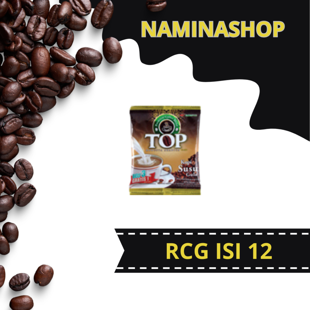 

TOP COFFEE KOPI GULA SUSU RCG 12x31G