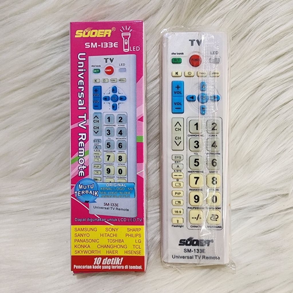 Remote Tv Multifungsi Suoer SM-133E