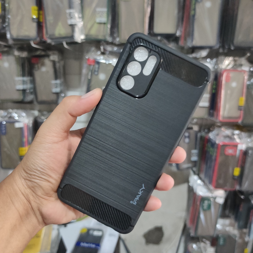 Premium Case Softcase Carbon OPPO Reno 6 4G Fiber Carbon Ultimatte Black