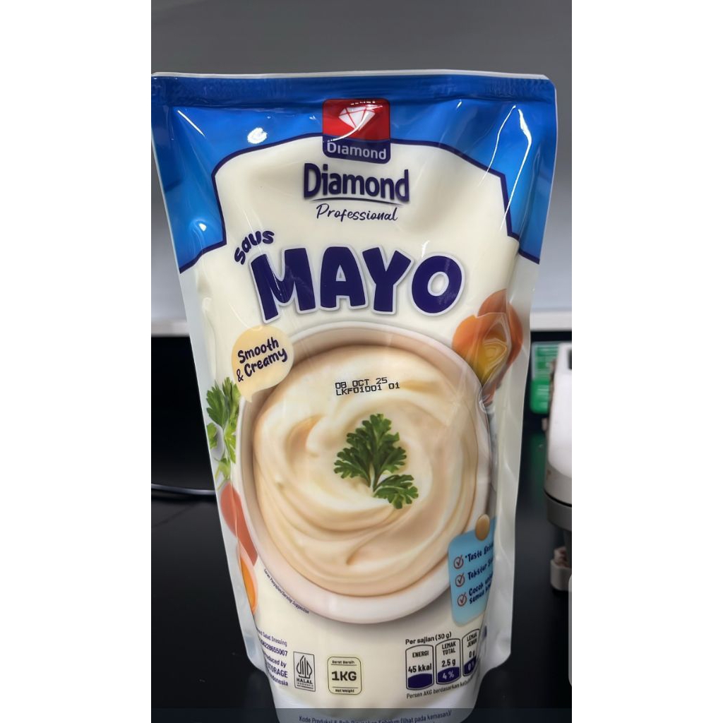 

diamond saus mayo,mayonaise kemasan 1kg