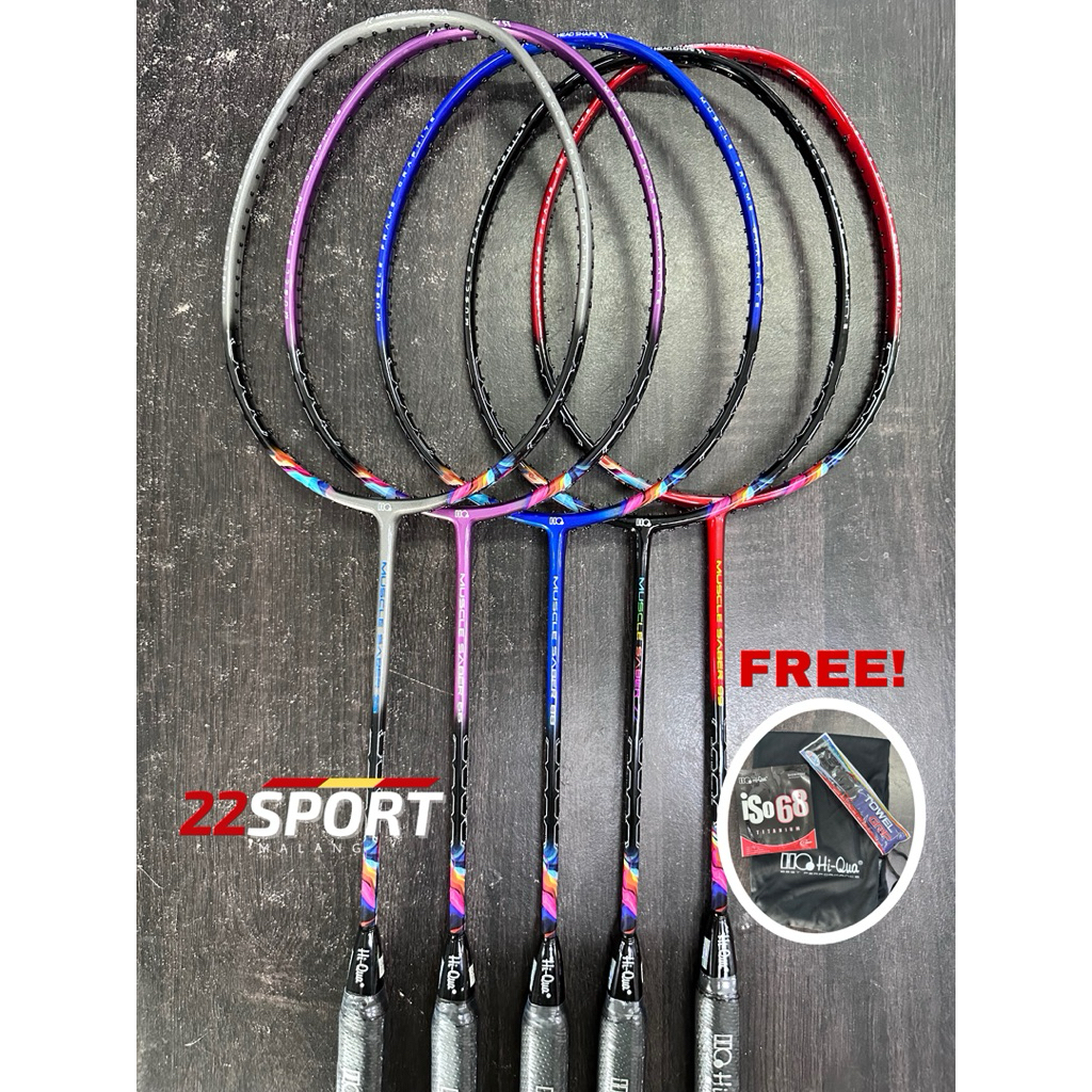 Raket Badminton Hiqua HQ Muscle Saber Original