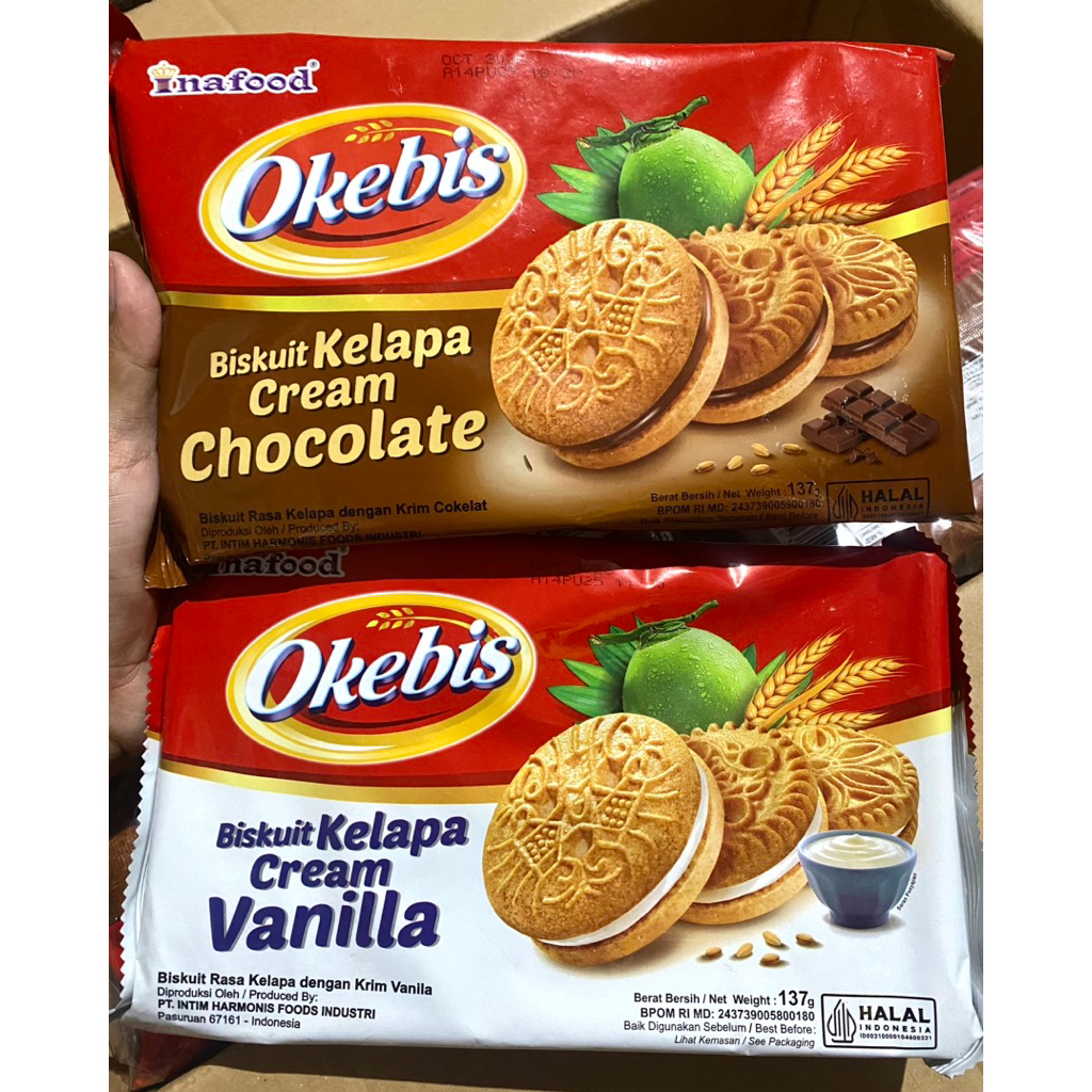 

OKEBIS KELAPA CREAM 1 DUS ISI 28