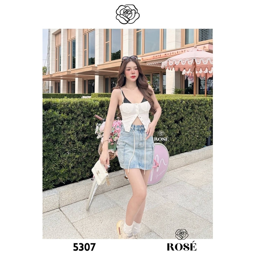 D3W ROK ROSE 5307 ROK JEANS CARGO VARIASI SERUT BANGKOK (RS5307)