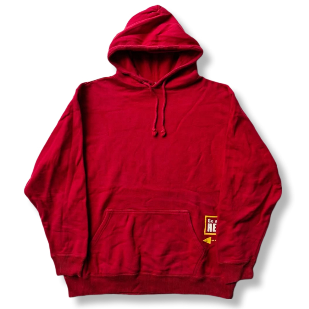 TAGE CHAMPION GO HEAD HERE RED PULL OVER HOODIE | OUTER | OUTEWEAR | SWEATER | GS