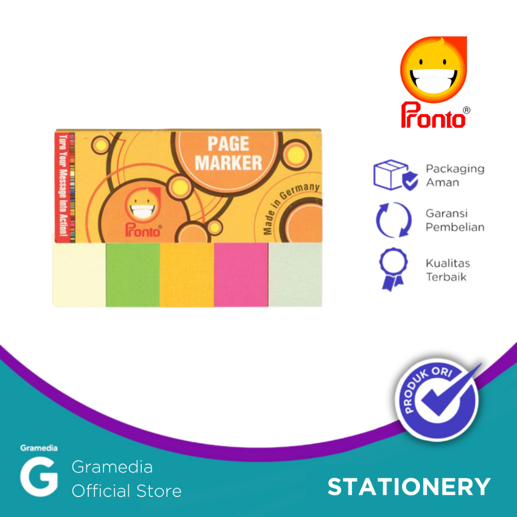 

Gramedia - PRONTO PAGEMARKER 5 COLOURS PSN 15
