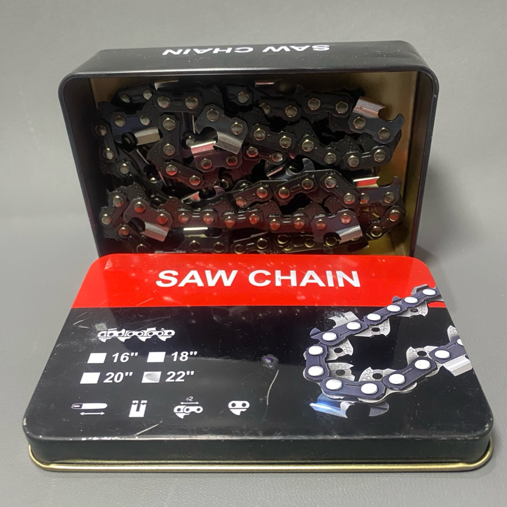 rantai bar chainsaw 22” / 38T rantai bar senso 22 inch baja asli ( potong )