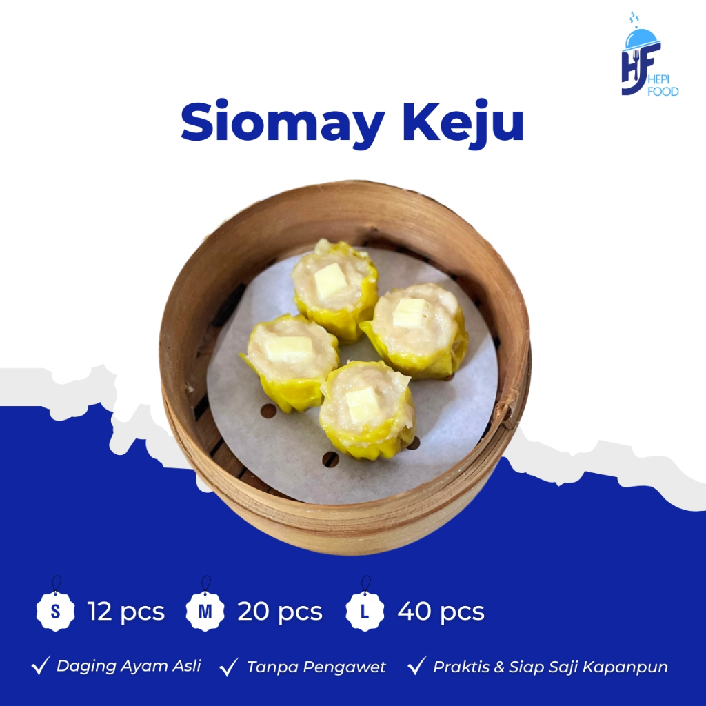 

HEPIFOOD dimsum SIOMAY KEJU Frozen | Kemasan Usaha | 12,20,40 pcs | Lezat Berkualitas | Tanpa Pengawet