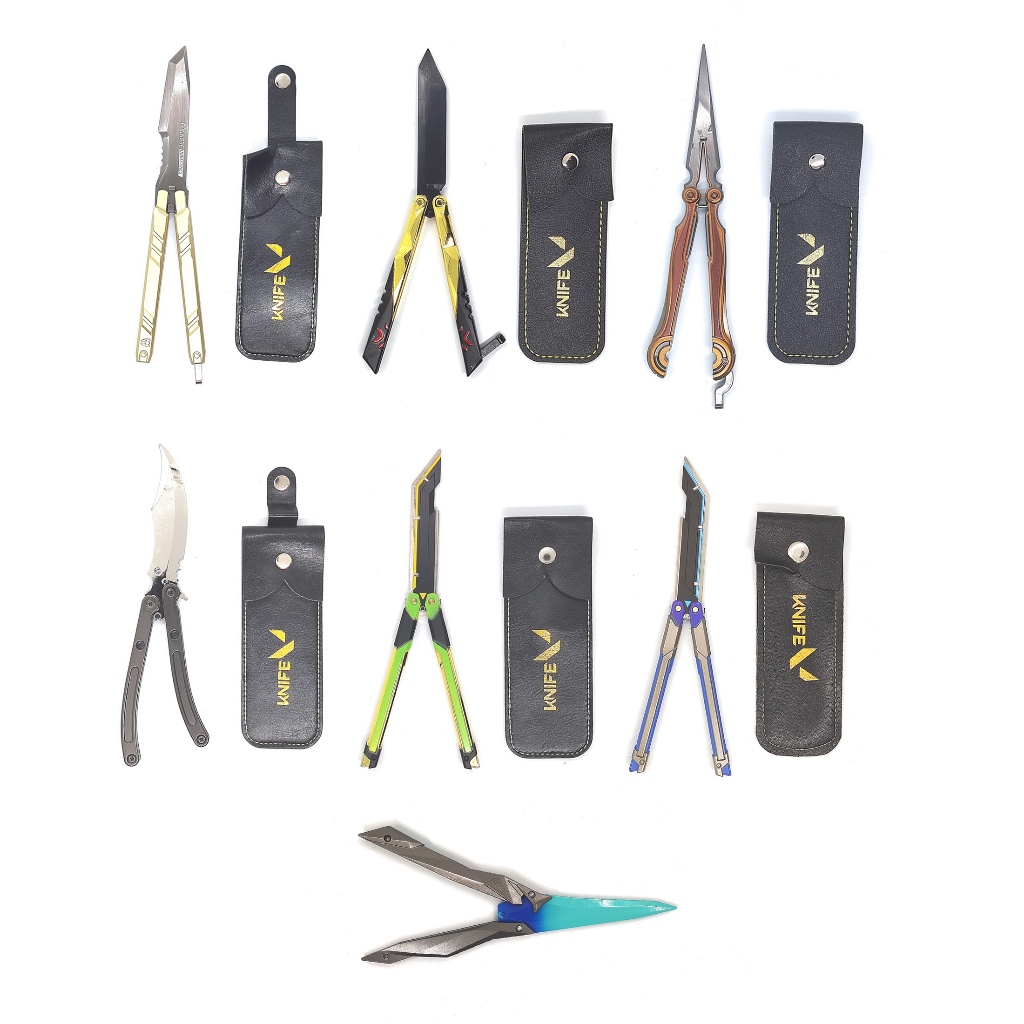 Pajangan 20 cm valorant rgx butterfly knife