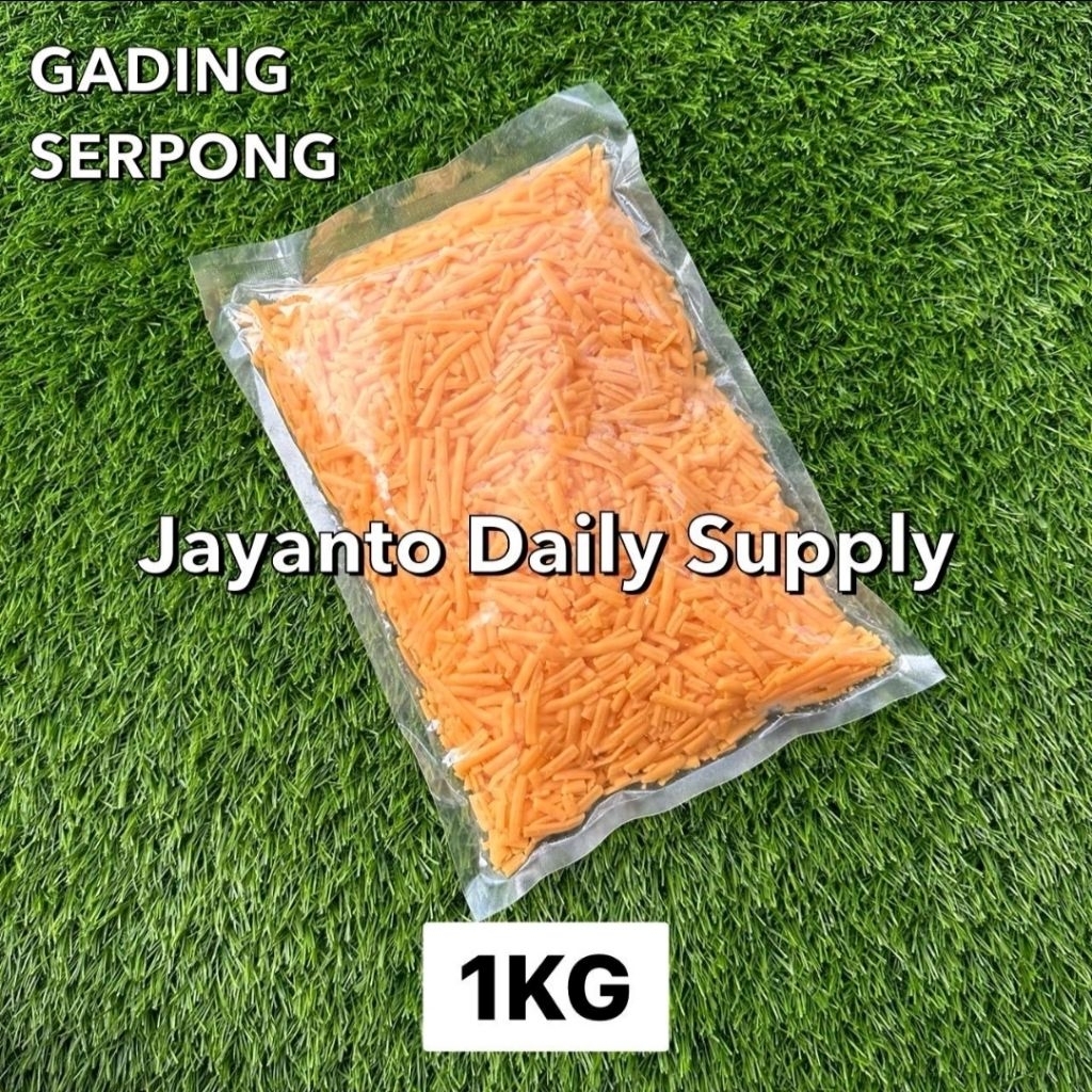 

SHREDDED RED CHEDDAR CHEESE 1KG / ORANGE CHEDDAR SHREDDED / KEJU CHEDDAR PARUT - 100% HALAL