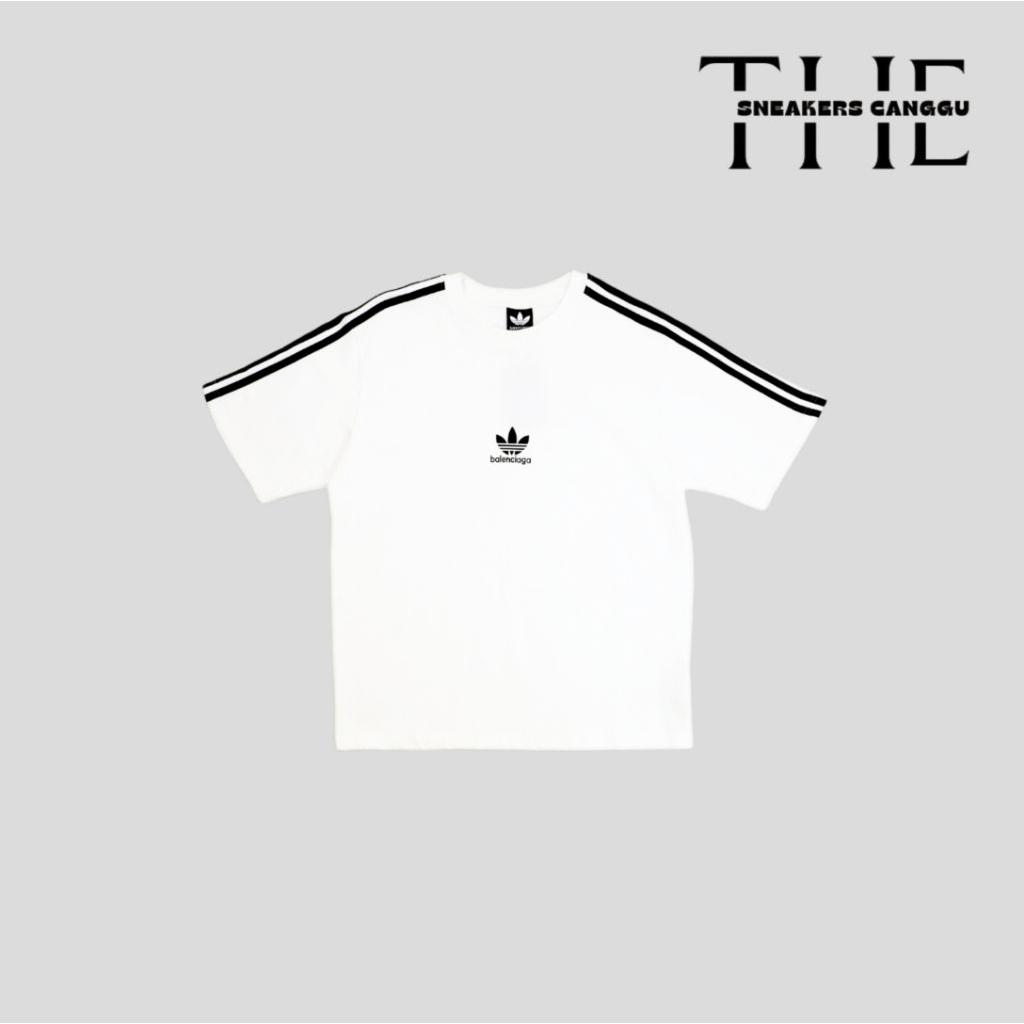 BALENCIAGA X ADIDAS LOGO OVERSIZE - WHITE