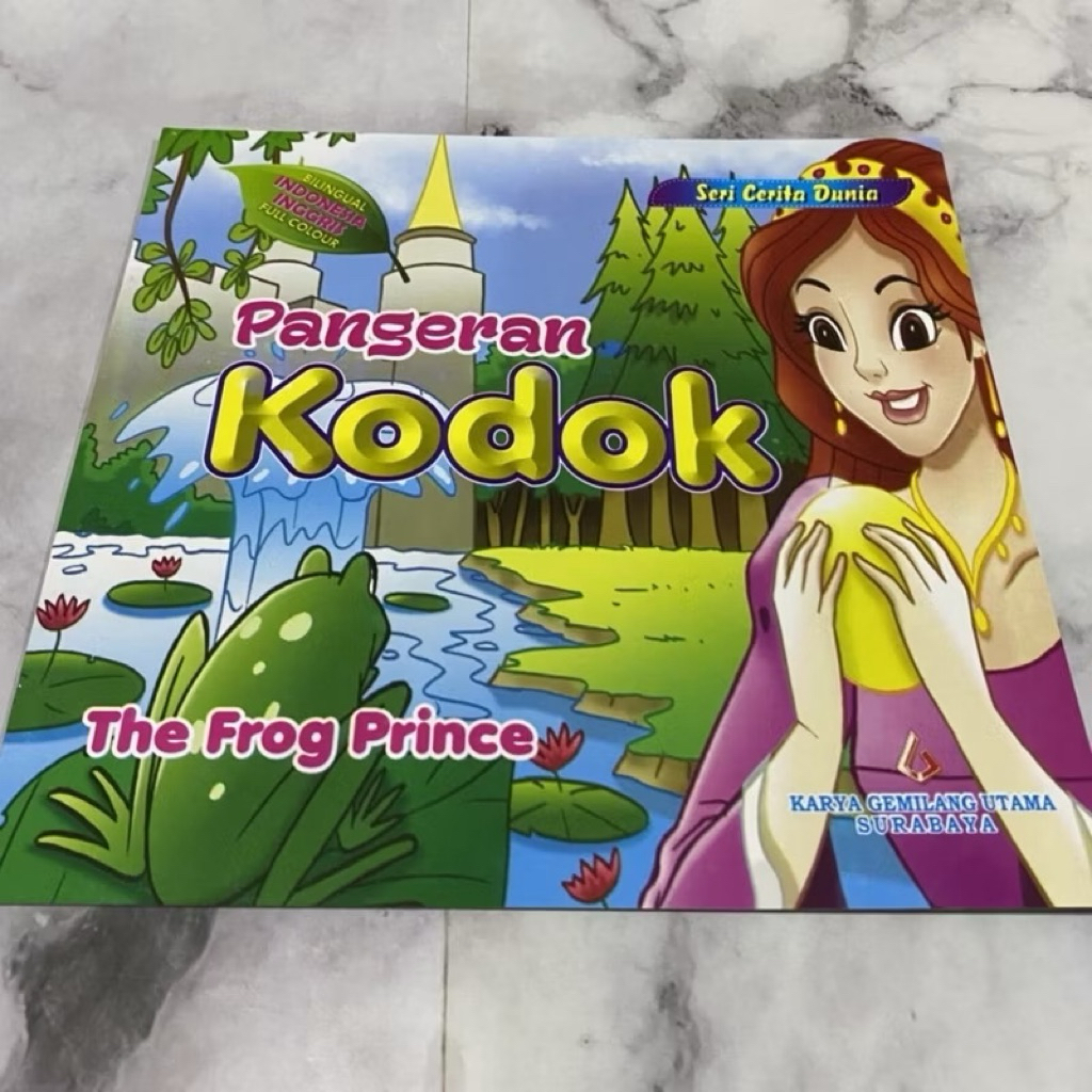 Pangeran kodok The Frog Prince disney princess Buku Cerita anak bahasa indonesia dongeng sebelum tid