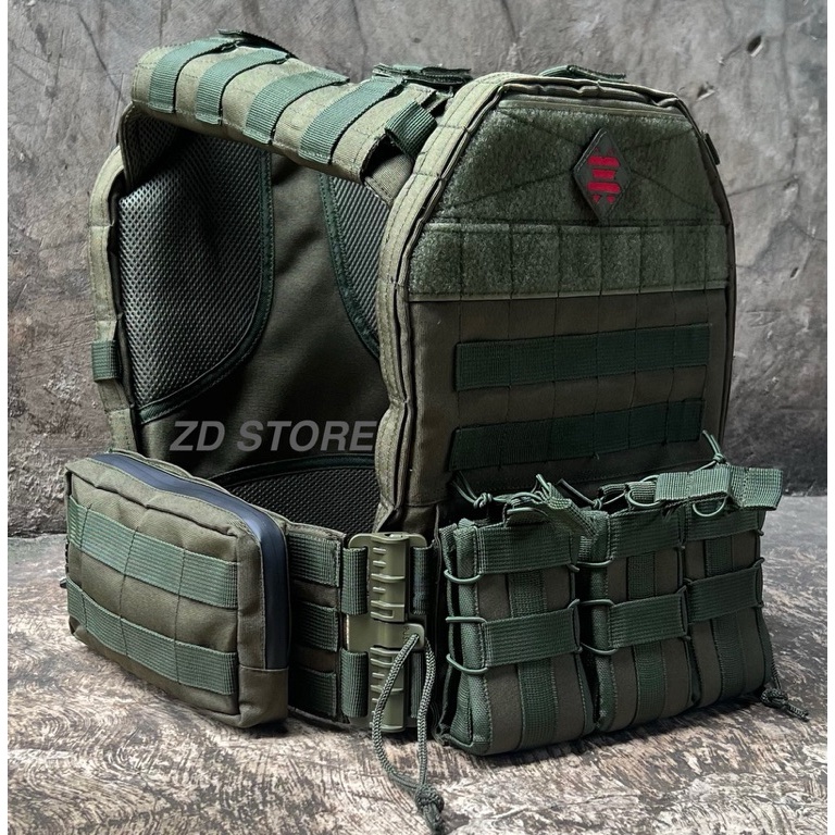 KODE K83W Body Vest Duplikat Black Mamba HijauBody Vest Tactical Hijau