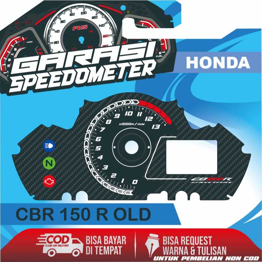 PAPAN SPEEDOMETER CUSTOM HONDA CB150R OLD panel spidometer custom honda cb150r old