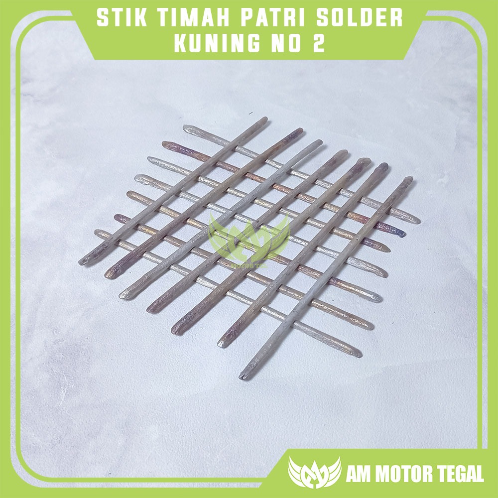 Stik Timah Patri Solder Kuning No 2 Per kg / Perbatang Timah Patri Kuning ( Harga Perbatang )