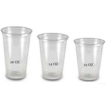 GROSIR 1DUS Gelas Plastik pop ice boba 1 Dus Isi 40 Roll ( 2000 Pcs)