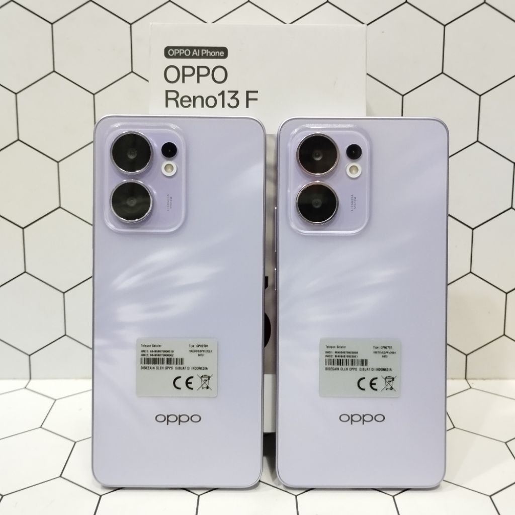 OPPO RENO 13F 4G 8/256GB HP SECOND BEKAS FULLSET