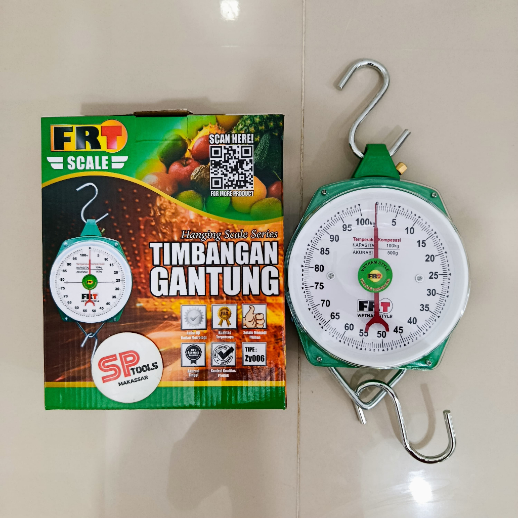 TIMBANGAN GANTUNG MODEL JAM FRT 100KG / 150KG