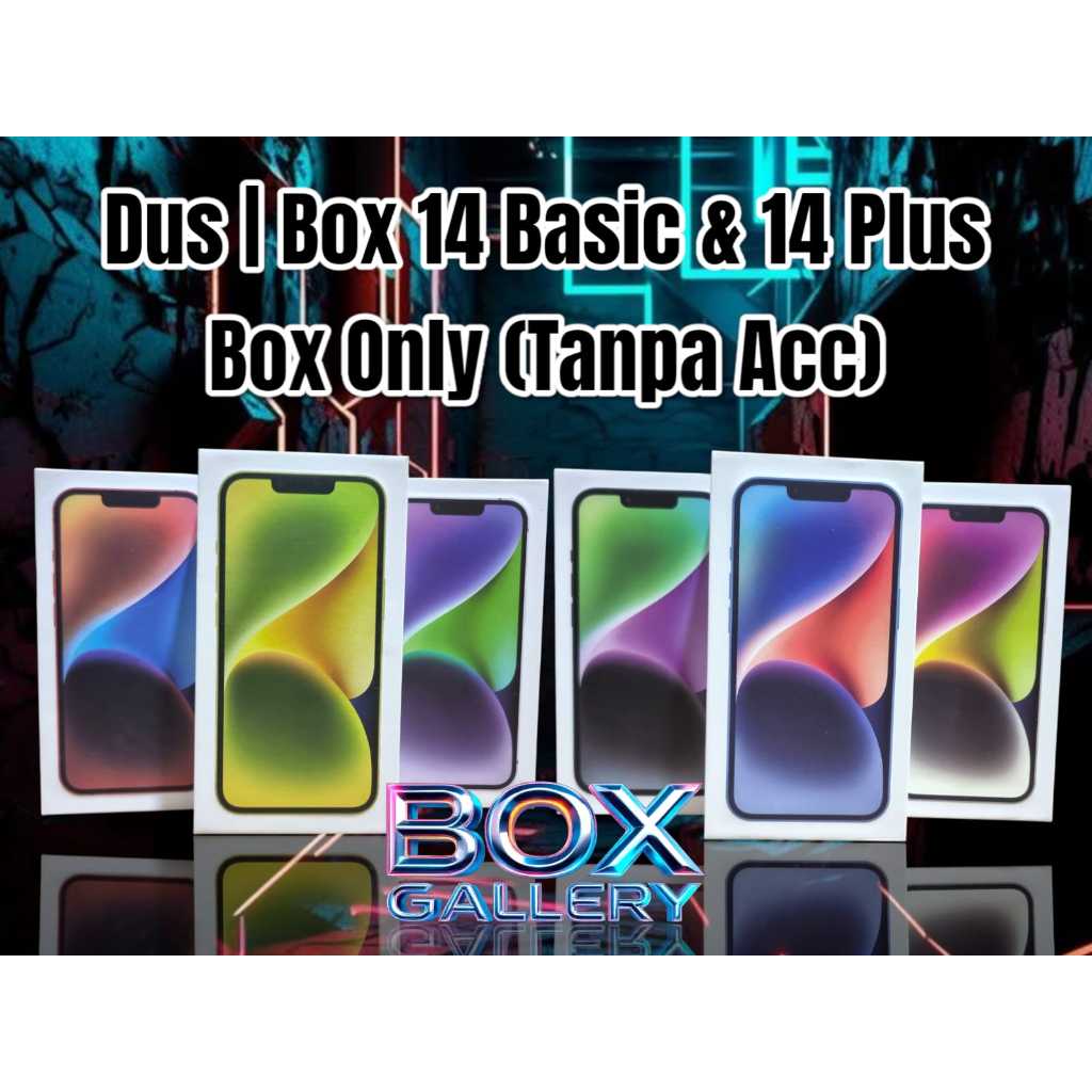 

Box Gallery Dus | Box | Kotak 14 Basic | 14 Plus (Tanpa Acc / Box Only)