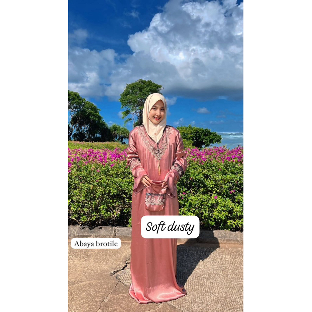 Mukena Abaya Travel | Abaya Shimer | Abaya Jacquard | Abaya 354