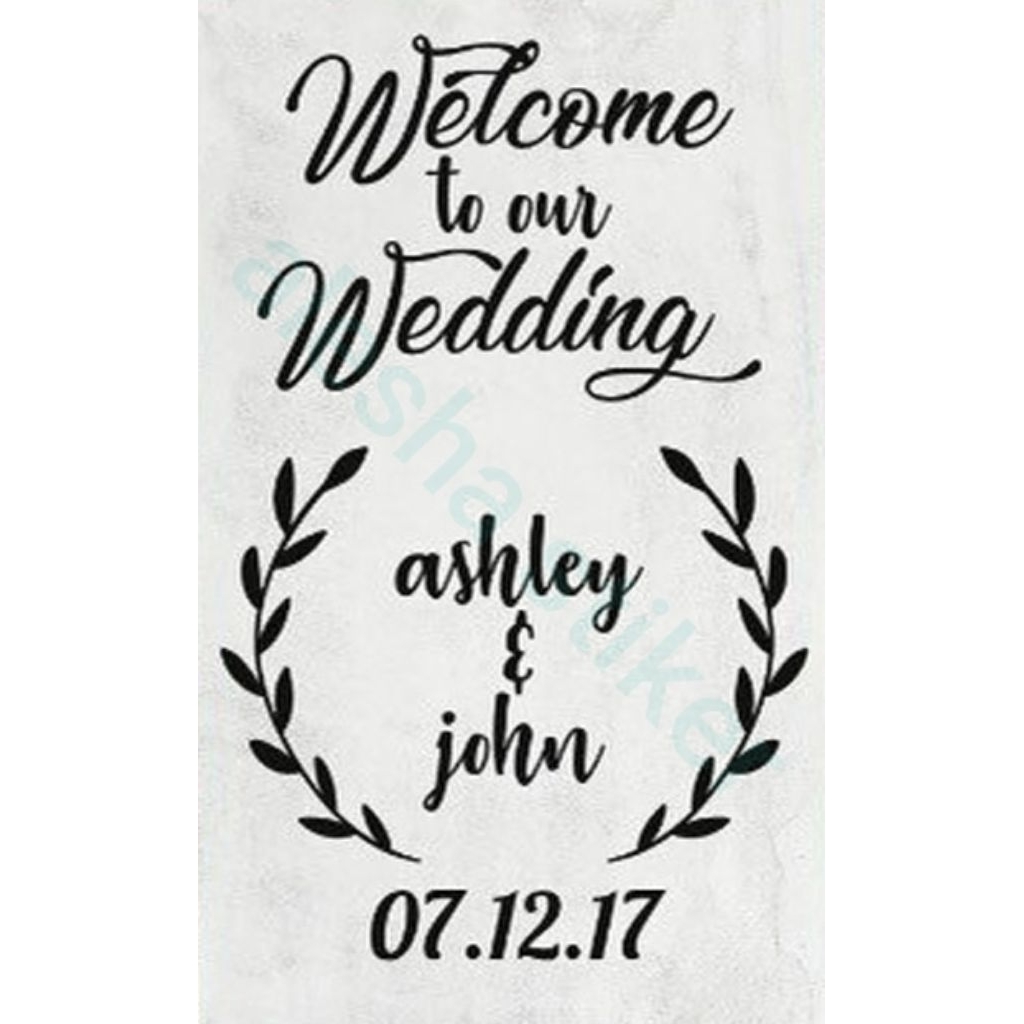 

STIKER TULISAN WEDDING STIKER CUTING TULISAN BUAT PAPAN WEDING