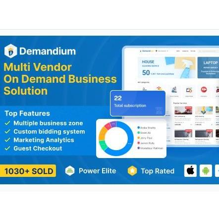 cd aplikasi mobile android ios flutter marketplace servis - Demandium - Multi Provider On Demand, Ha