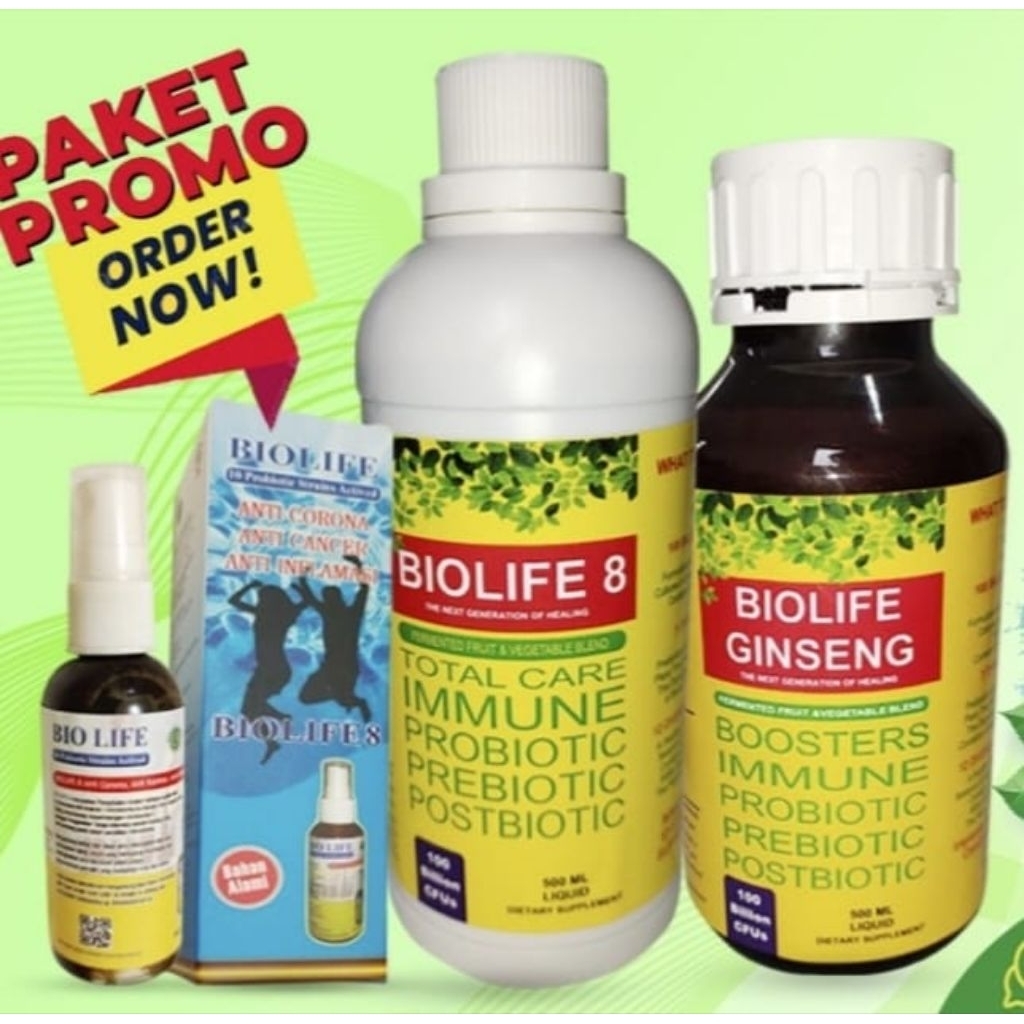 Biolife8 dan Biolife Ginseng paket kanker