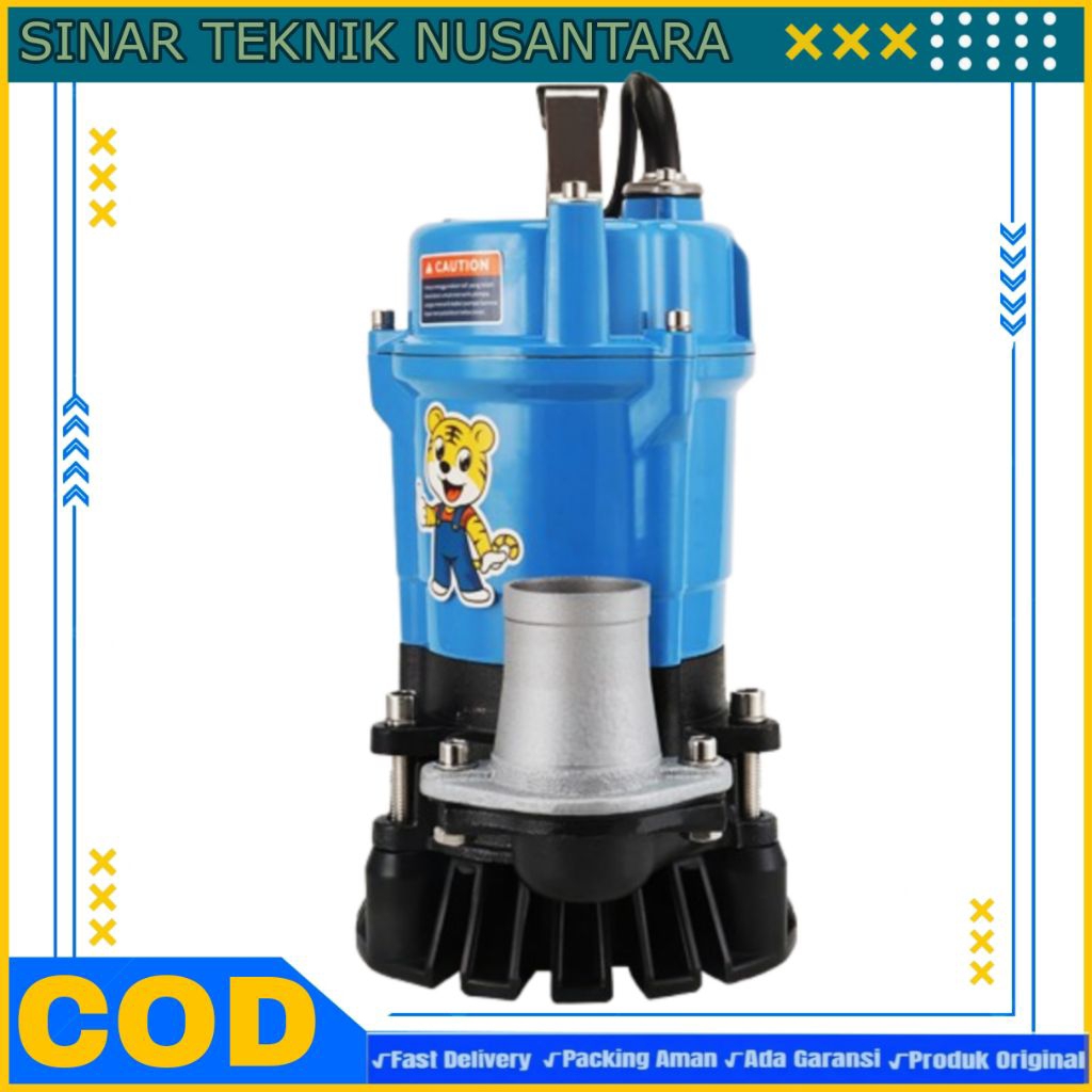 Pompa Celup Air Kotor Limbah Otomatis/Manual 500W Submersible  2inch