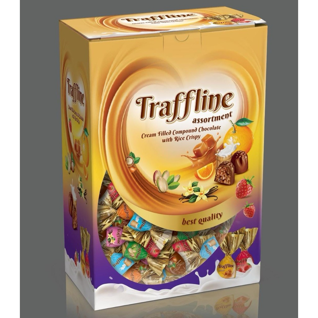

coklat traffeline | oleh oleh haji umroh | cemilan viral