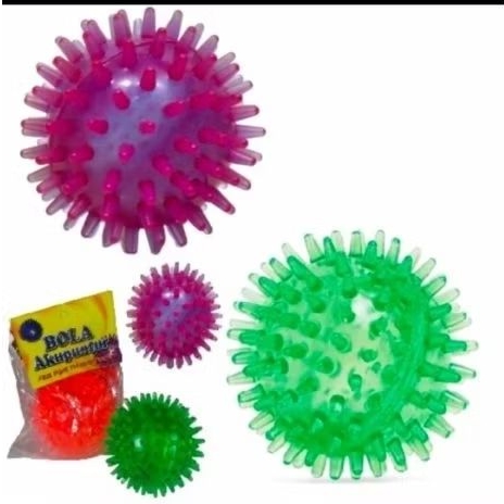 Bola terapi kesehatan/bola duri karet/bola pijat tangan latihan tangan