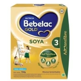 

BEBELAC Gold Soya 3 Susu Bubuk Pertumbuhan Anak Vanila 700 Gram