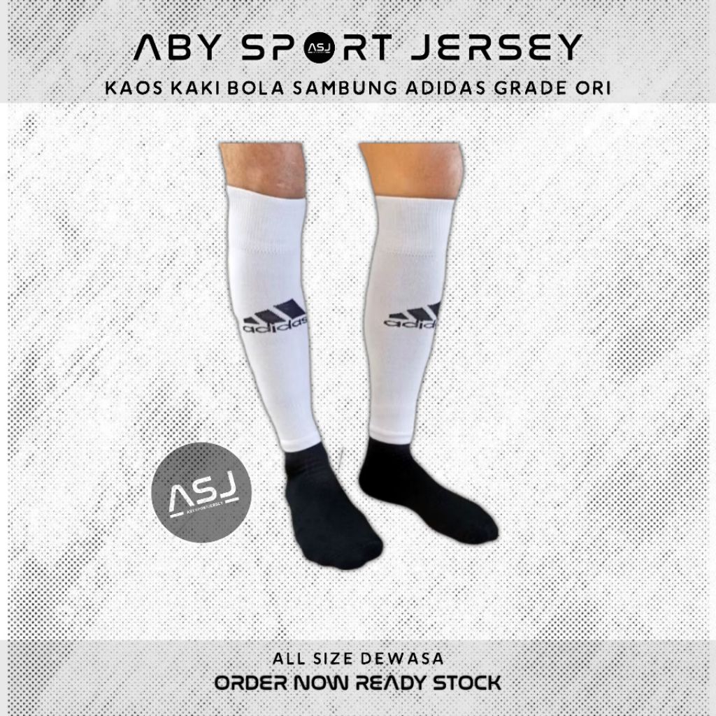 Kaos Kaki Bola Sambung Adidas Panjang Grade Ori