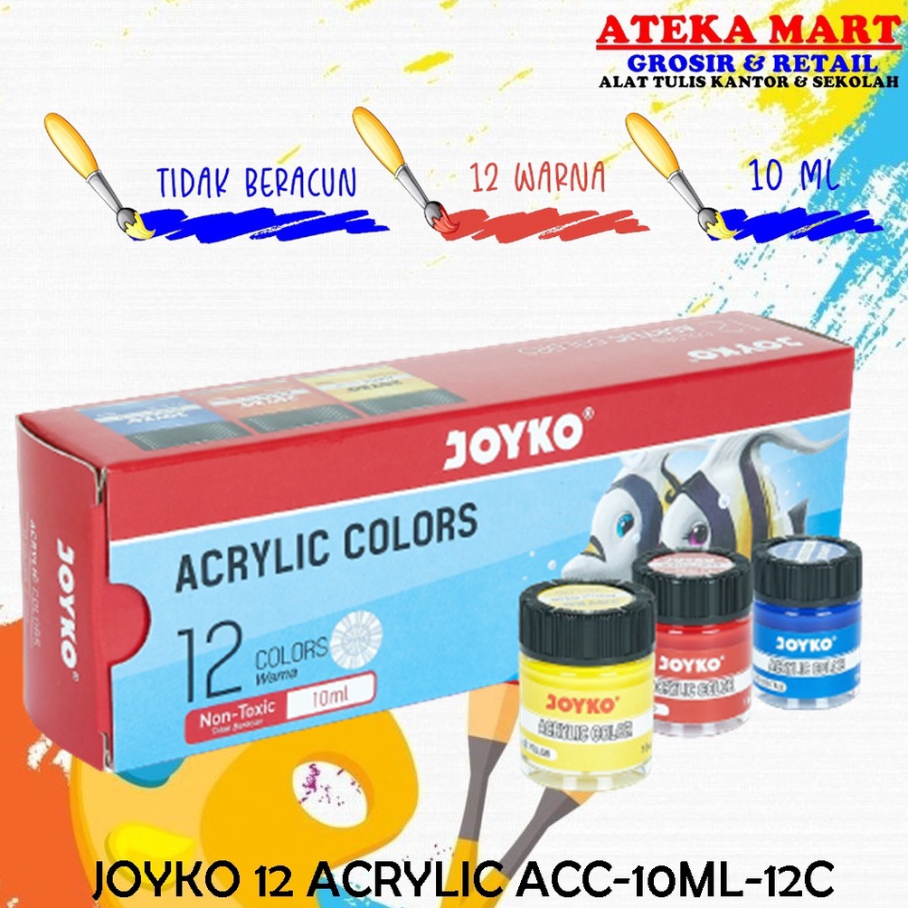 

KODE T65Y SET JOYKO 12 ACRYLIC ACC1ML12C