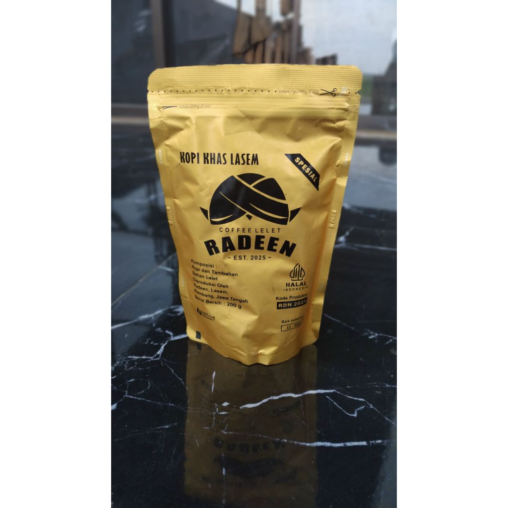 

[TERMURAH]KOPI BUBUK KHAS LASEM 200GR MERK RADEN HARGA EKONOMIS