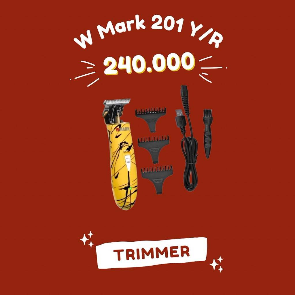 WMark NG-201 Y/R Cordless Trimmer