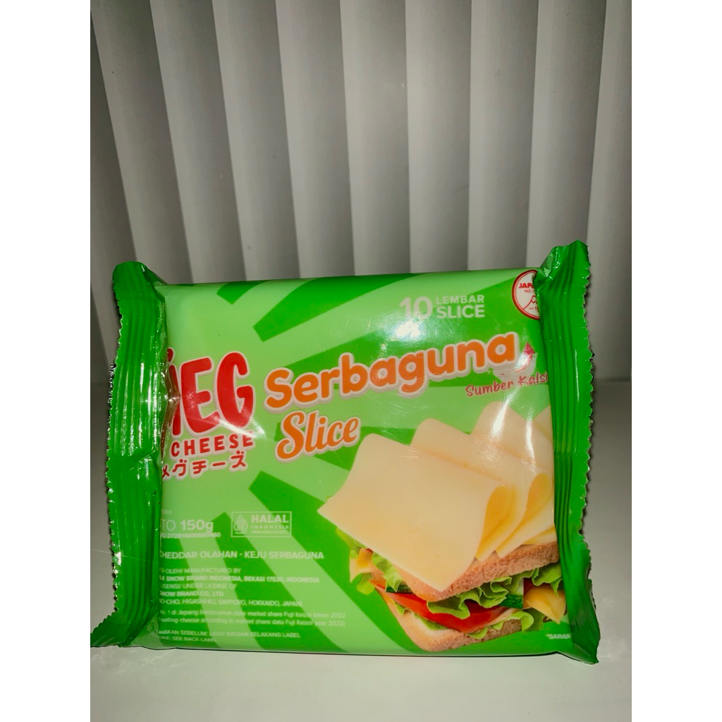 

MEG CHEESE SERBAGUNA SLICE 150 GR ISI 10 SLICE