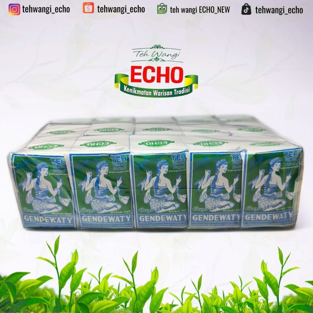 

Teh Wangi ECHO Gendewaty ( 1 Slop isi 10 pcs x 40 Gr )