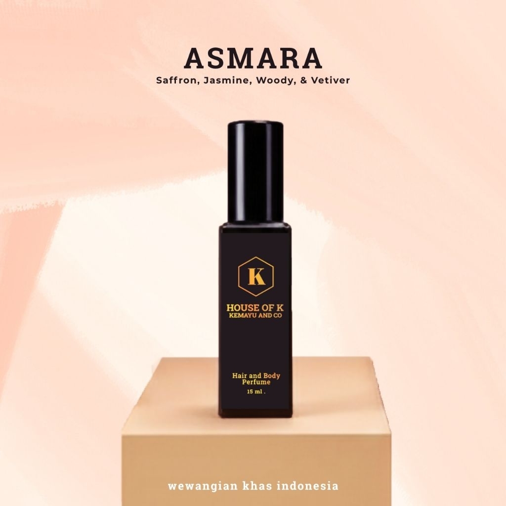 Kemayu & Co - Asmara Hair and Body Perfume 15Ml | Travel Size Eau De Parfum