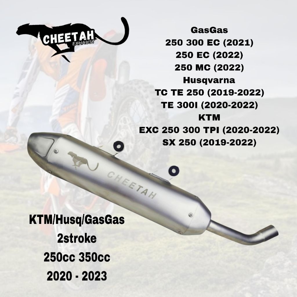 Silencer KTM/HUSQ/GASGAS 2Tak 2020-2022 Cheetah Exhaust