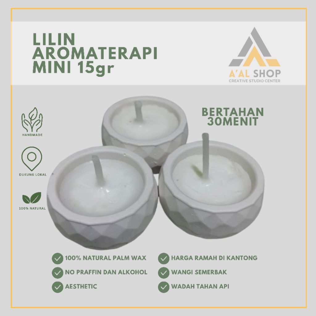 Lilin Aromaterapi Mini/ Souvenir Lilin Aromaterapi Aesthetic