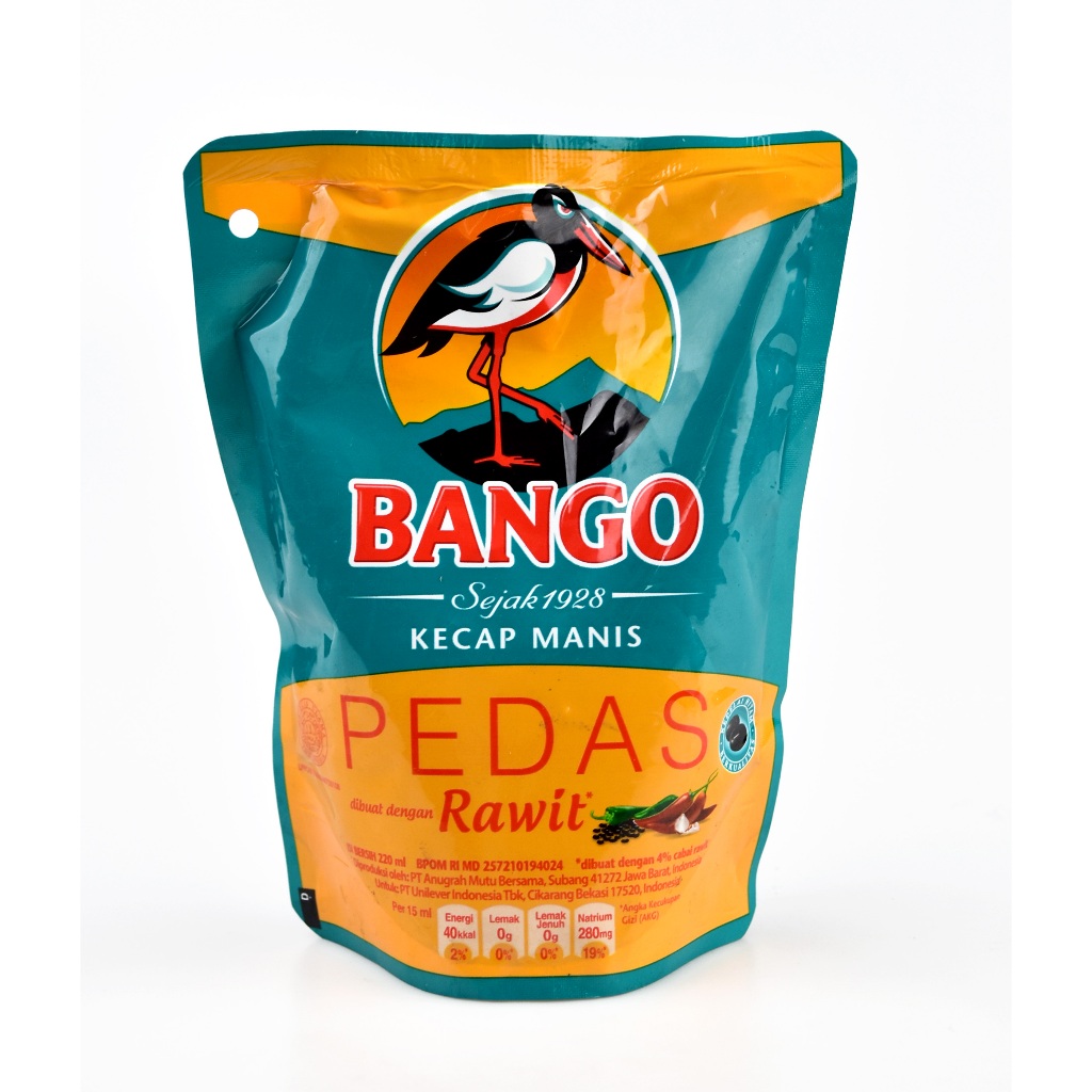 

KECAP MANIS PEDAS RAWIT BANGO 210 ML POUCH REFILL ISI ULANG