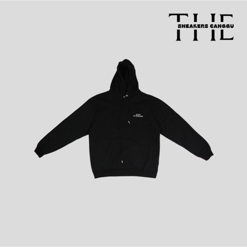 ADLV HOODIE LOGO NAPING - BLACK