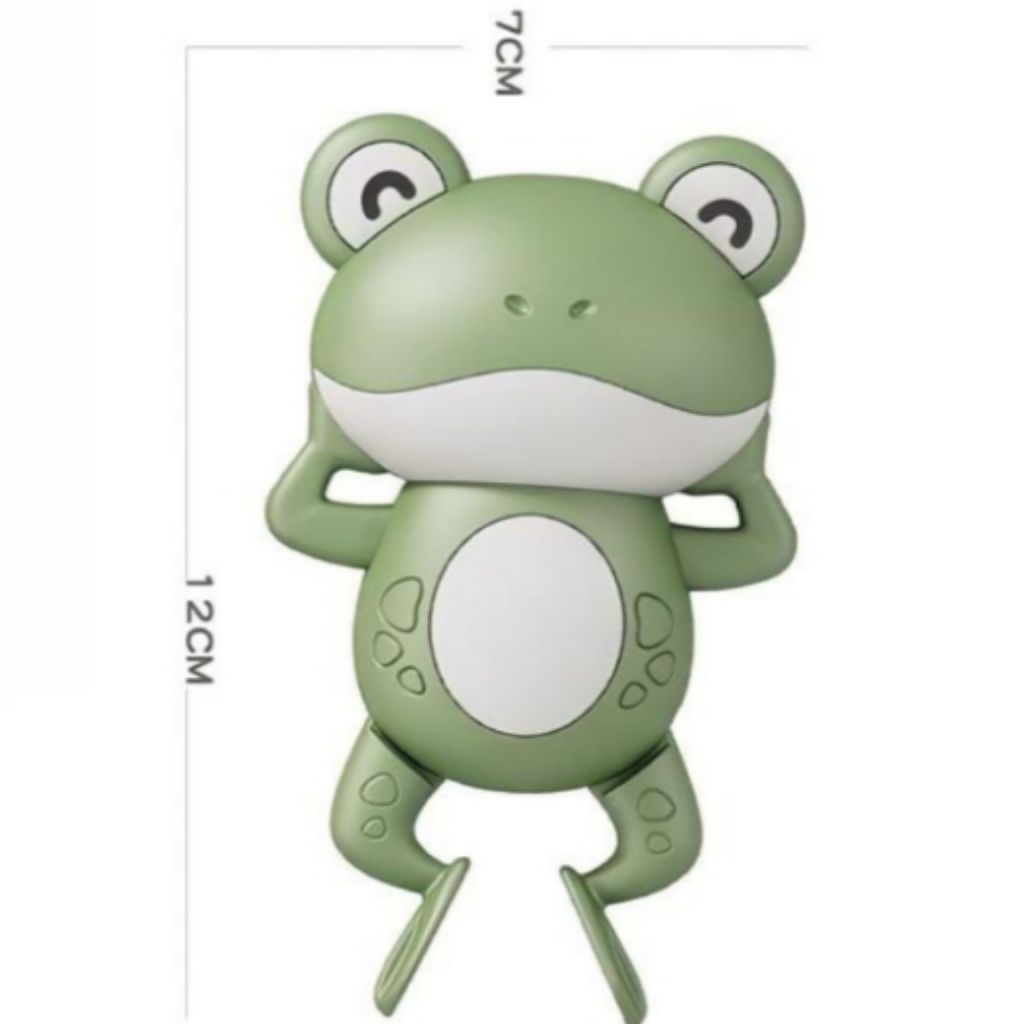 Toys Baby Mainan Mandi Bayi Kodok Berenang Katak Bergerak Mainan Anak