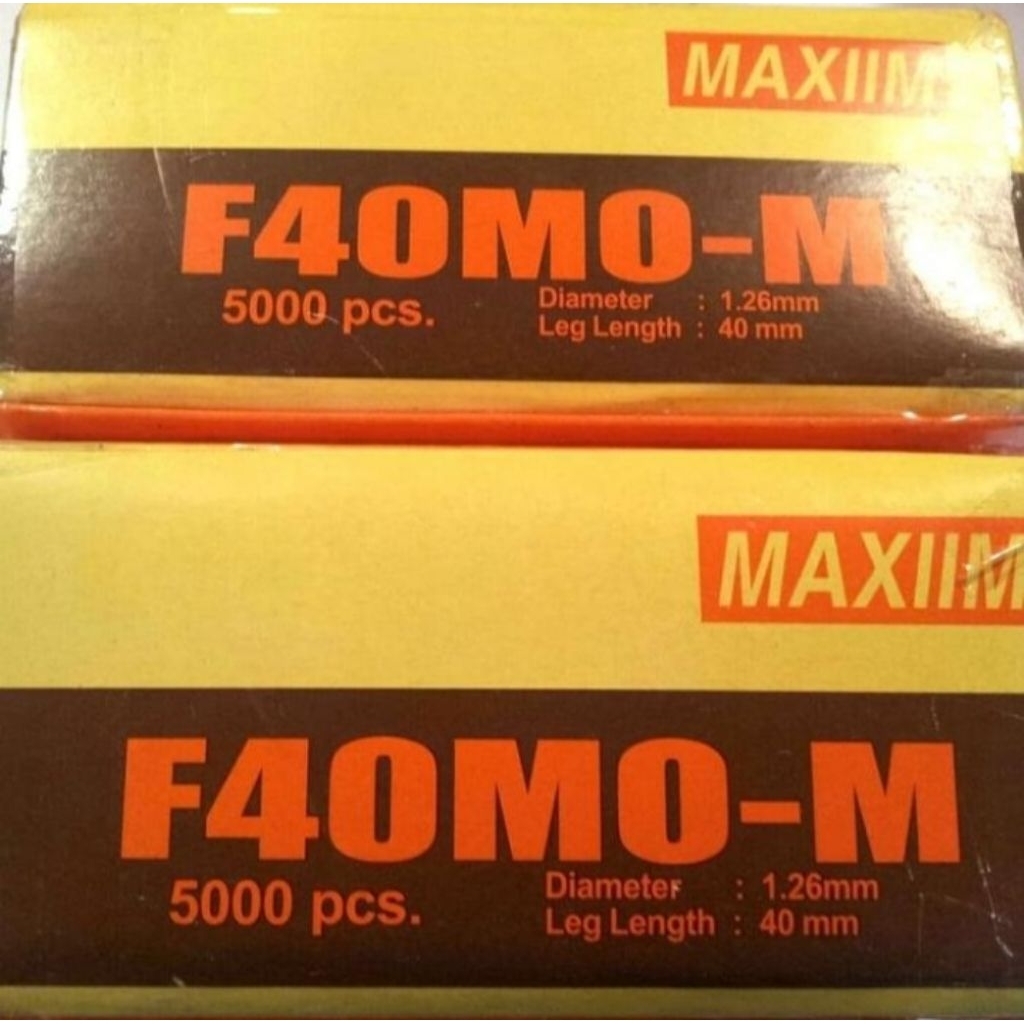 

Isi Staples F40MO MAXIM isi paku Tembak 4cm