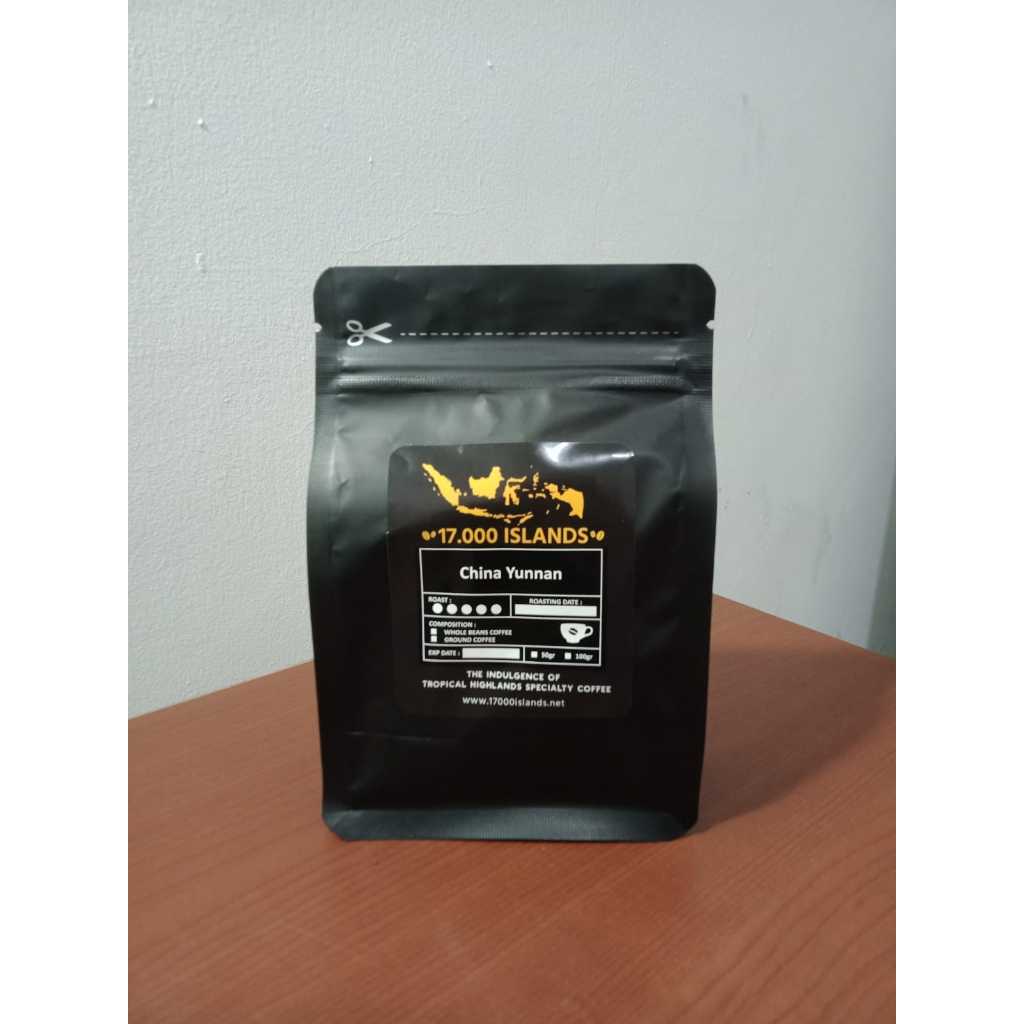 

17.000 Islands Roasted Coffee Bean Biji Kopi Roasted - China Yunan 100 gram