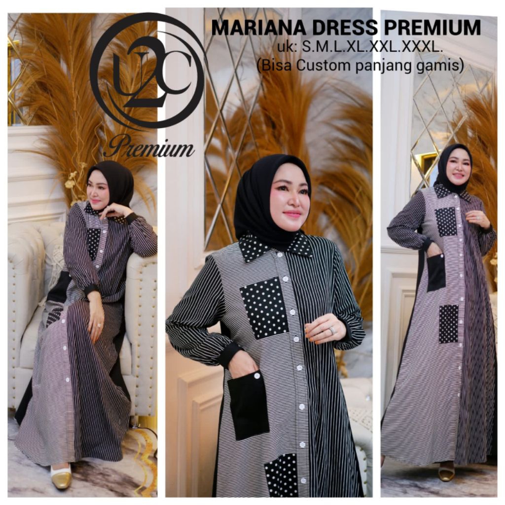 MARIANA PREMIUM DRESS BY U2C GAMIS TOYOBO