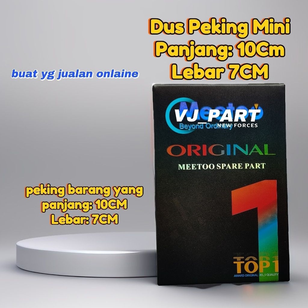 

Dus Peking Dus Kemasan Panjang 10CM Lebar 7CM