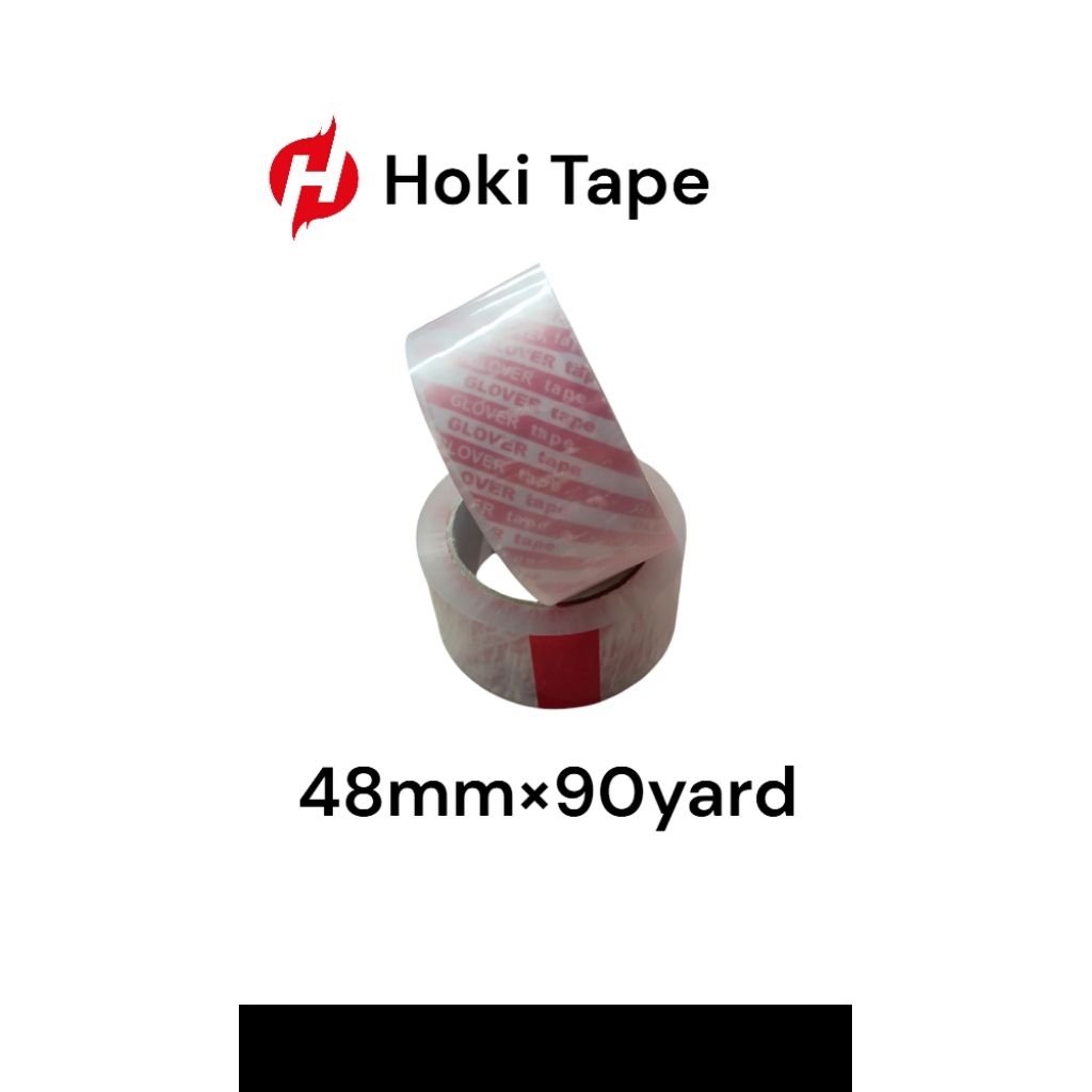 

Lakban Bening super clear GLOVER TAPE 48mm x 90yard=82.3m FuLL ____163